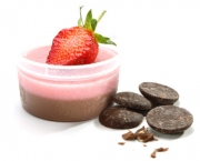 Pudding Strawberry Chocolate